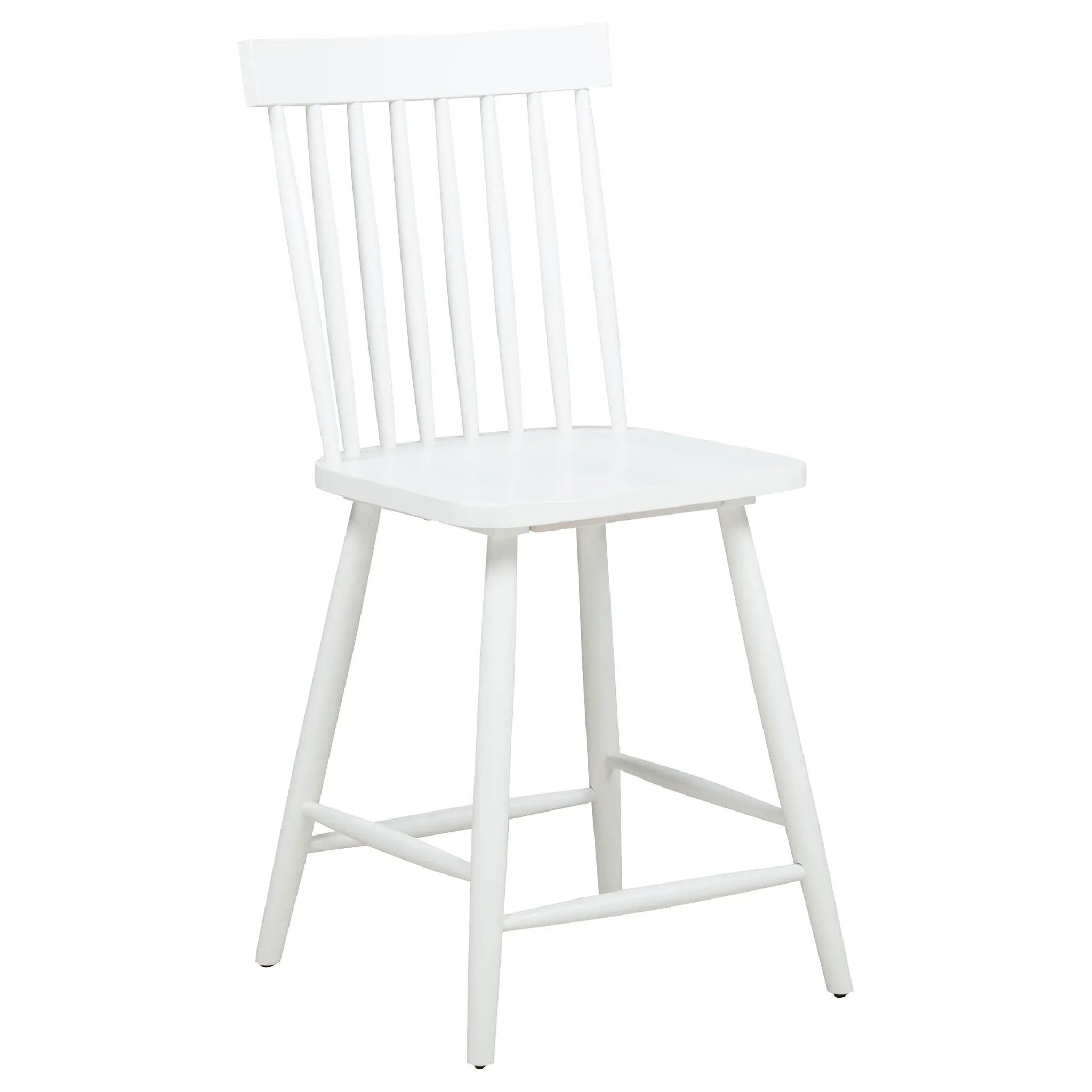 Andrews 5-piece Round Counter Dining Set Light Ash and White by Unique Piece Furniture