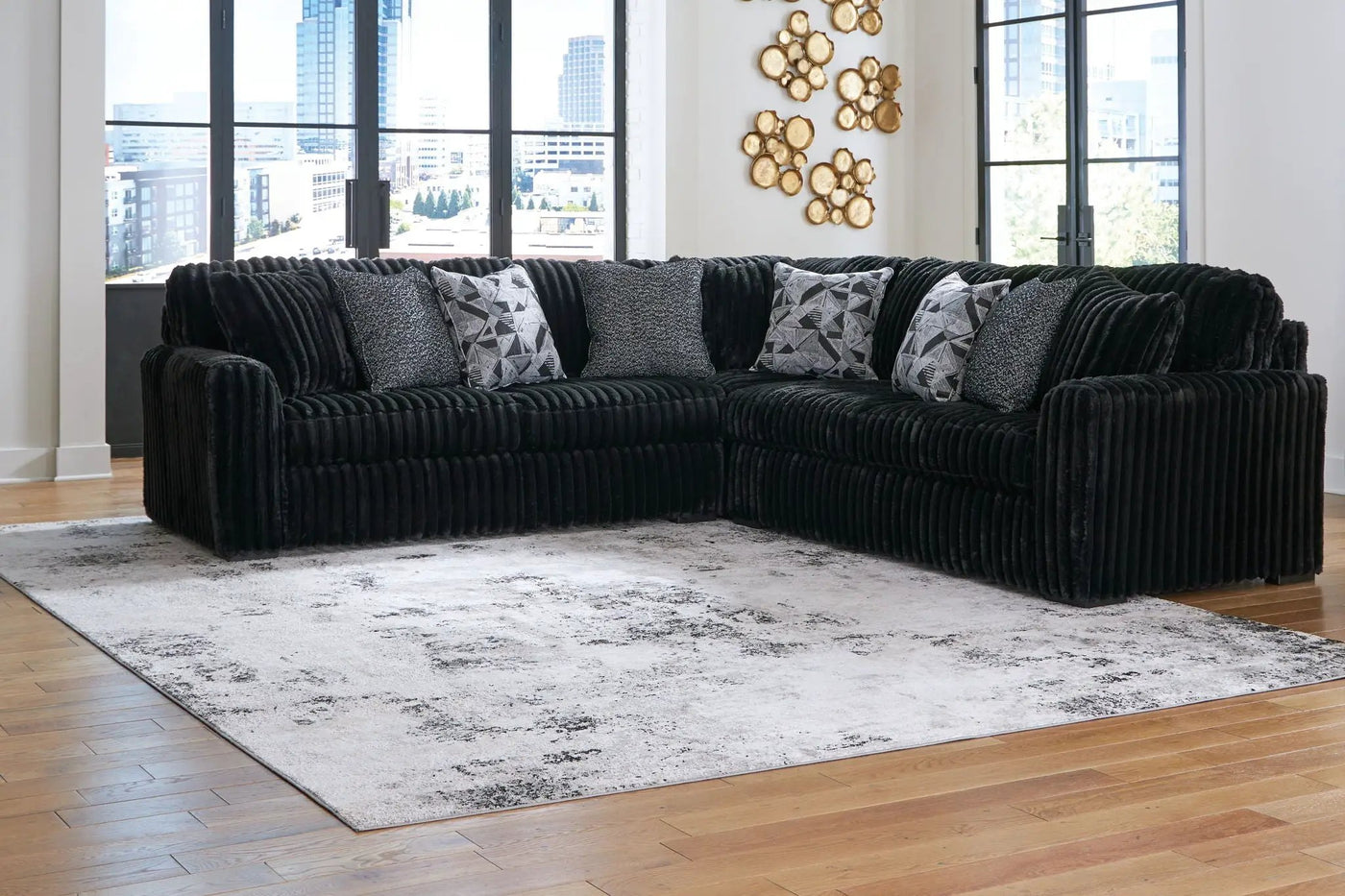 Midnight-Madness - Sectional Set by Unique Piece Furniture