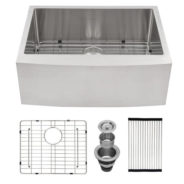 Farmhouse Kitchen Sink Stainless Steel Apron Front