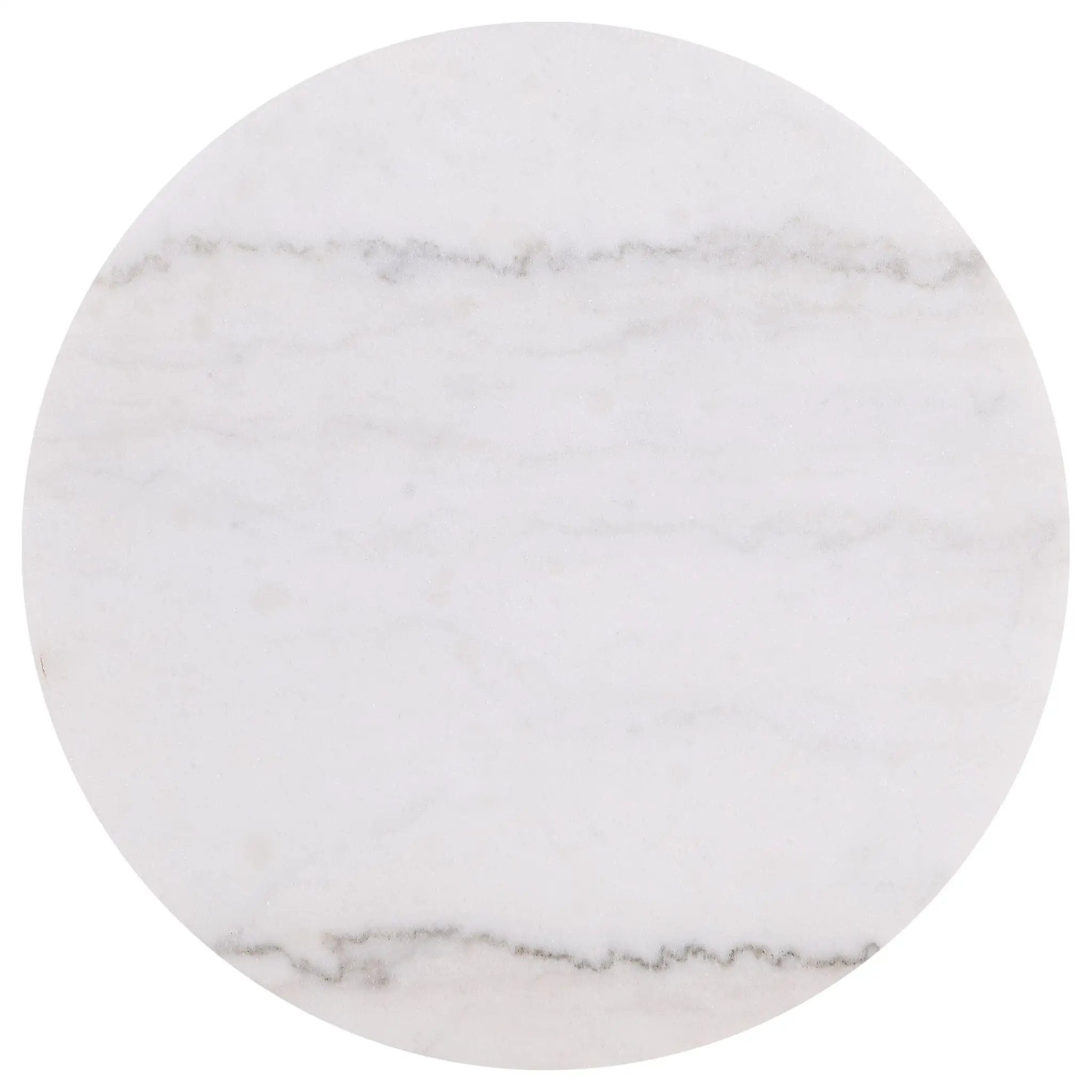 Jason 3-piece Round White Marble Coffee Table Set Greige by Unique Piece Furniture