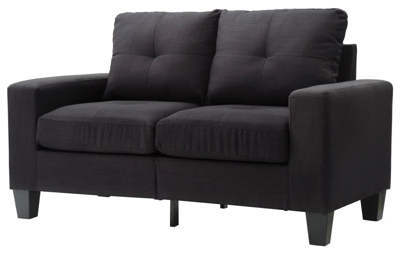 Newbury - Track Arm Loveseat For Cozy Spaces by Unique Piece Furniture