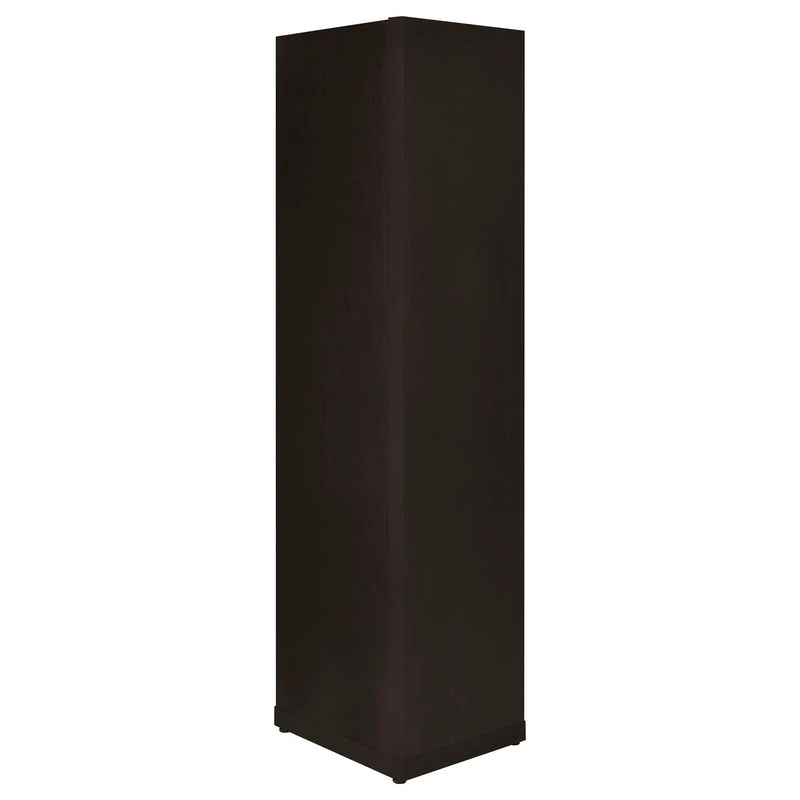 Alder 71-inch 6-shelf Corner Bookcase Cappuccino by Unique Piece Furniture