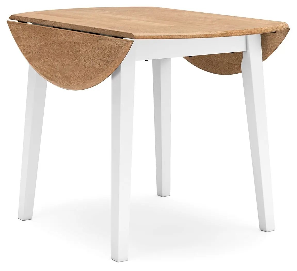 Gesthaven - Round Dining Room Drop Leaf Table Set by Unique Piece Furniture