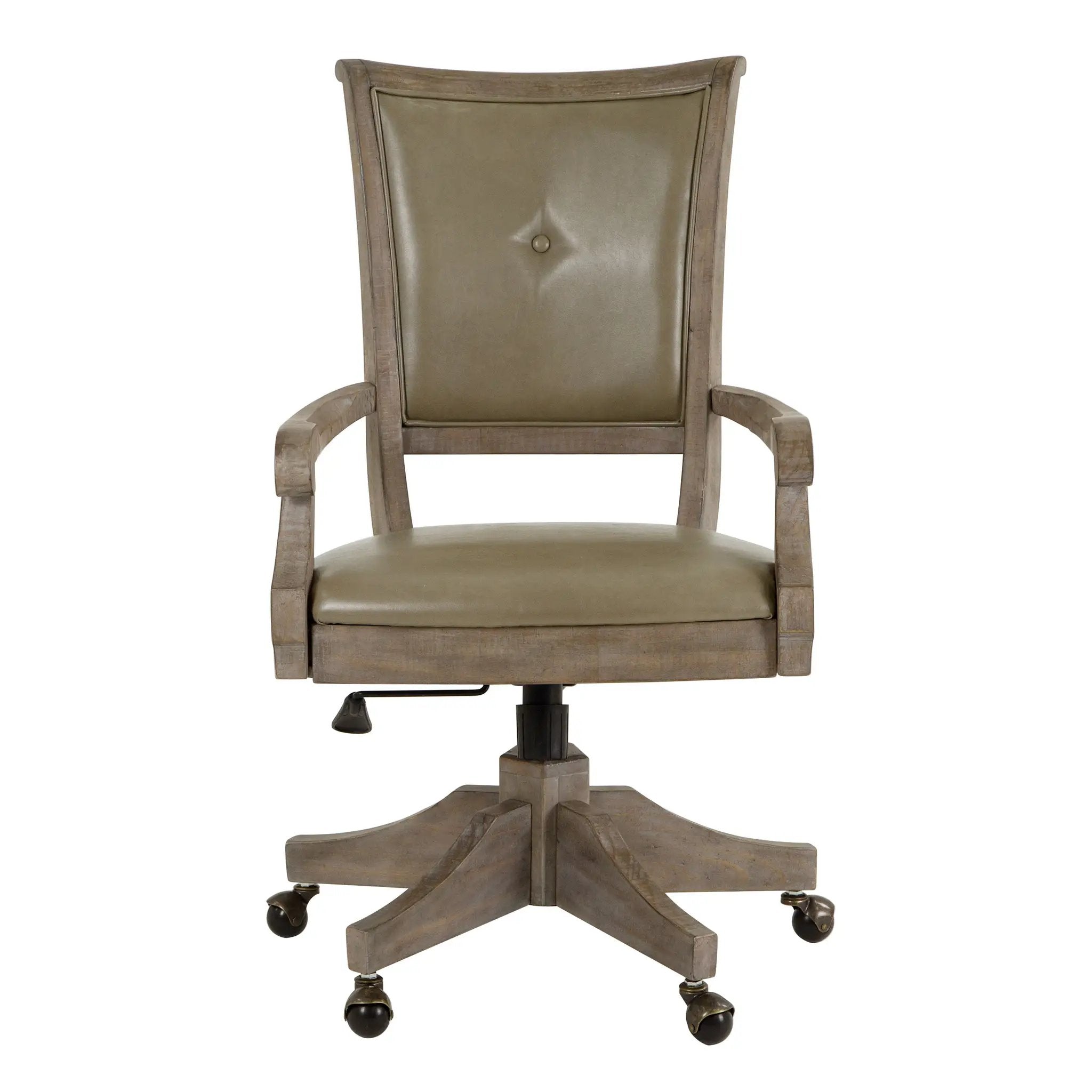 Lancaster - Fully Upholstered Swivel Chair - Dove Tail Gray by Unique Piece Furniture