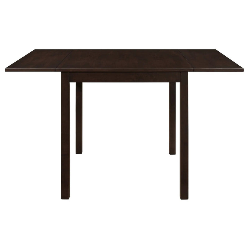 Dining Table With Drop Extension Leaf Table With Foldable Ends For Compact Spaces - Brown by HouseOfZazla