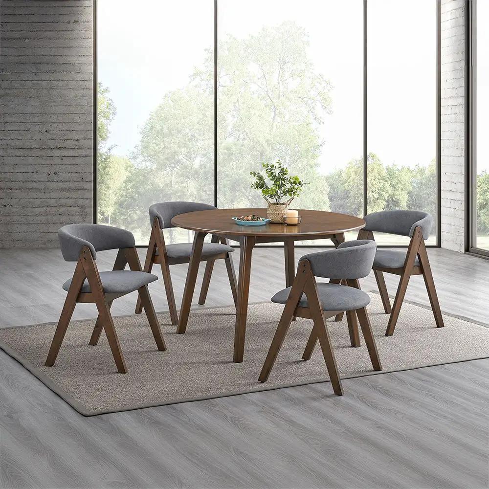 Keiki - Round Dining Table - Walnut by Unique Piece Furniture