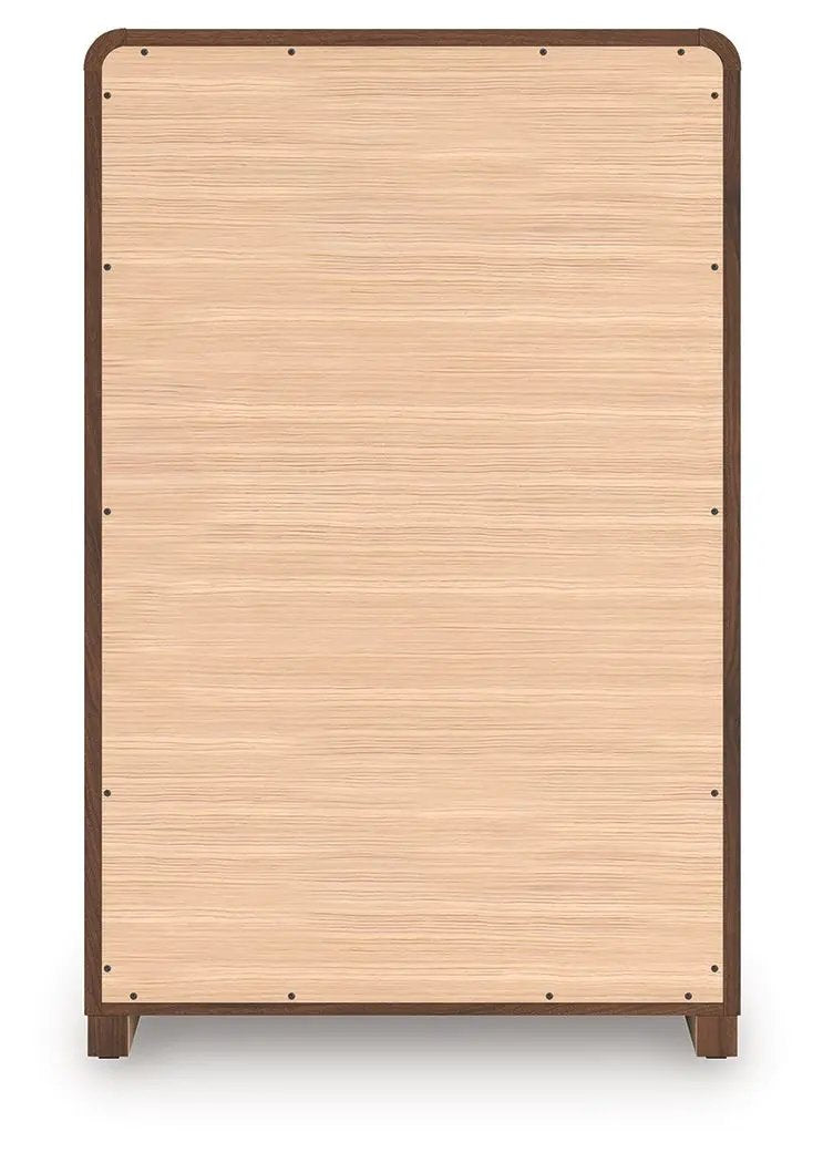 Fortlorn - Five Drawer Chest - Walnut Brown by Unique Piece Furniture