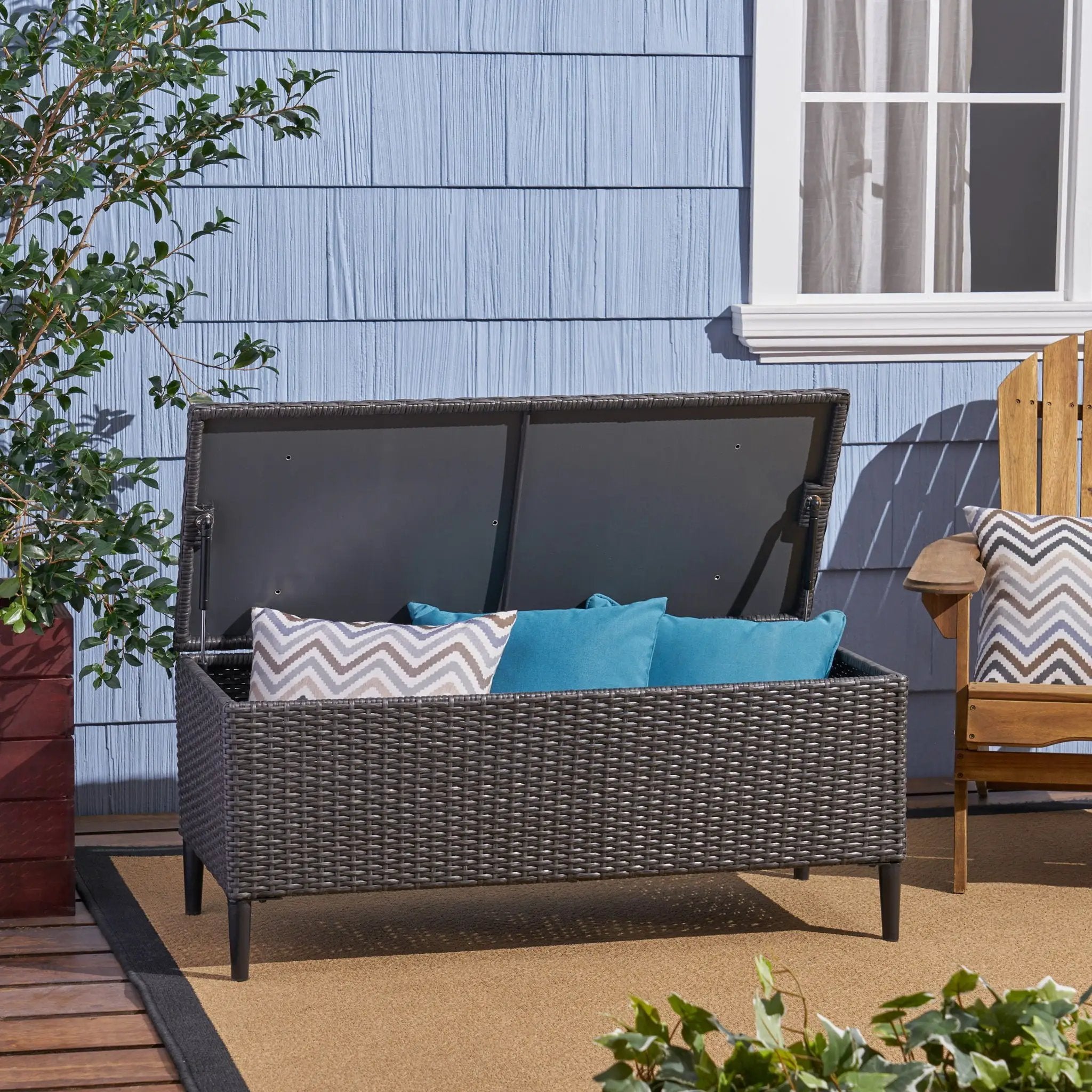 Rupert Storage Unit Resin Wicker Outdoor by HouseOfZazla