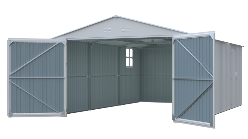 Outdoor Storage Shed 20x13 FT - Metal Garden Utility Shed by HouseOfZazla