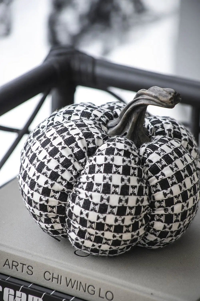 Plaid Pumpkin Decor, For Holiday Halloween Decoration by HouseOfZazla