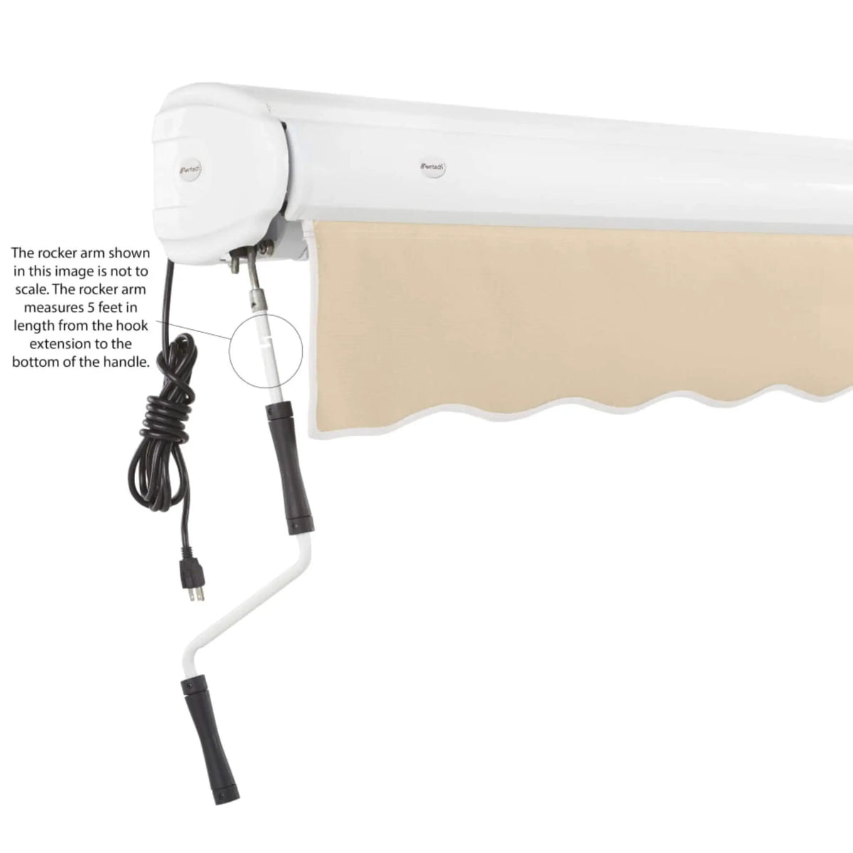 Awntech Key West Full Cassette Retractable Patio Awning [Made-To-Order] (SAK91358) by SAKSBY WHOLESALE