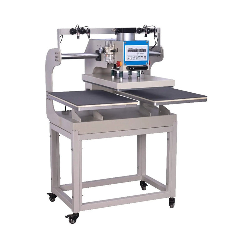 [16X24-Inch] Pneumatic Sliding Dual-Platen Hot Press Machine With Infrared Positioning And Air Compressor (SAK46729) by SAKSBY WHOLESALE