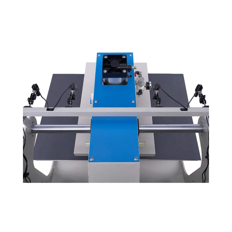 [16X24-Inch] Pneumatic Sliding Dual-Platen Hot Press Machine With Infrared Positioning And Air Compressor (SAK46729) by SAKSBY WHOLESALE