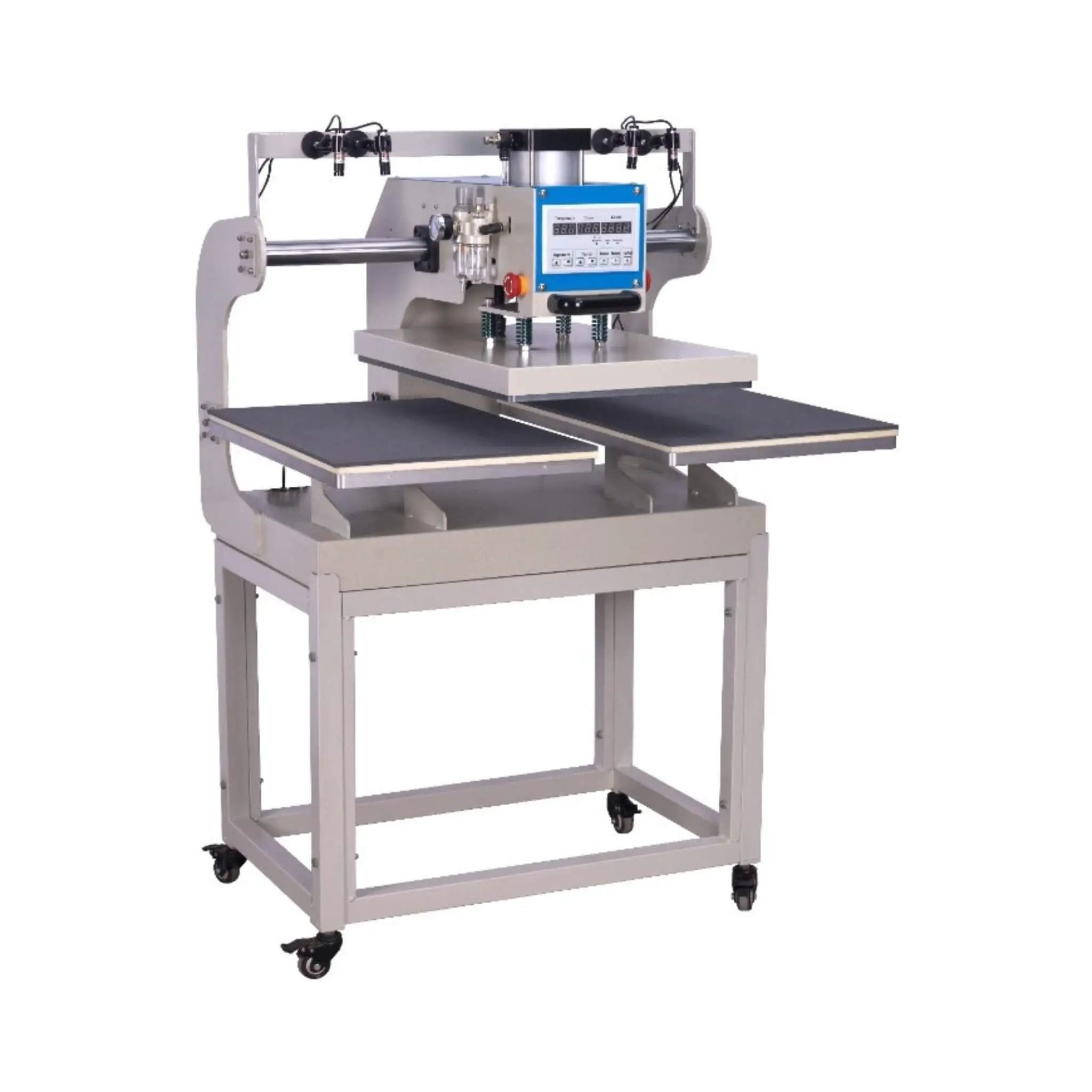 [16X24-Inch] Pneumatic Up Sliding Dual Platen Heat Press Machine With Infrared Positioning (SAK96724) by SAKSBY WHOLESALE