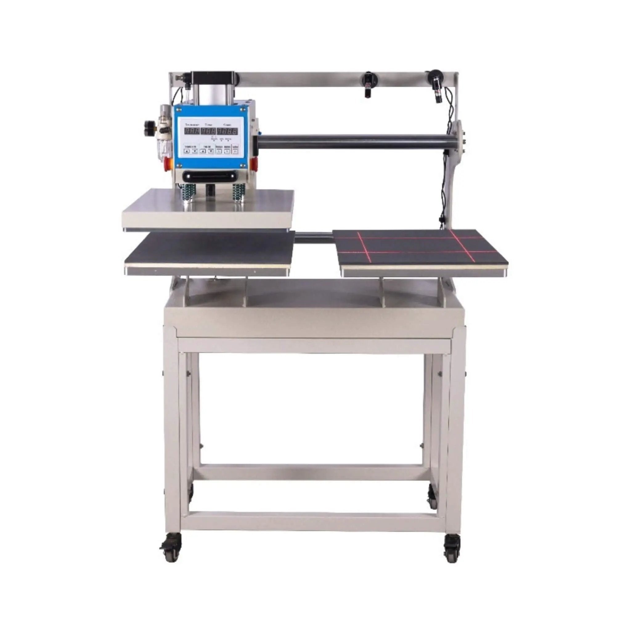 [16X24-Inch] Pneumatic Up Sliding Dual Platen Heat Press Machine With Infrared Positioning (SAK96724) by SAKSBY WHOLESALE