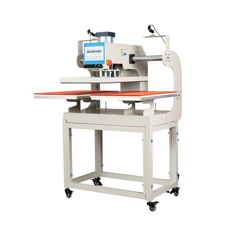 [16X24-Inch] Pneumatic Up Sliding Dual Platen Heat Press Machine With Infrared Positioning (SAK75382) by SAKSBY WHOLESALE