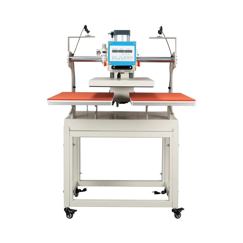 [16X24-Inch] Pneumatic Up Sliding Dual Platen Heat Press Machine With Infrared Positioning (SAK75382) by SAKSBY WHOLESALE