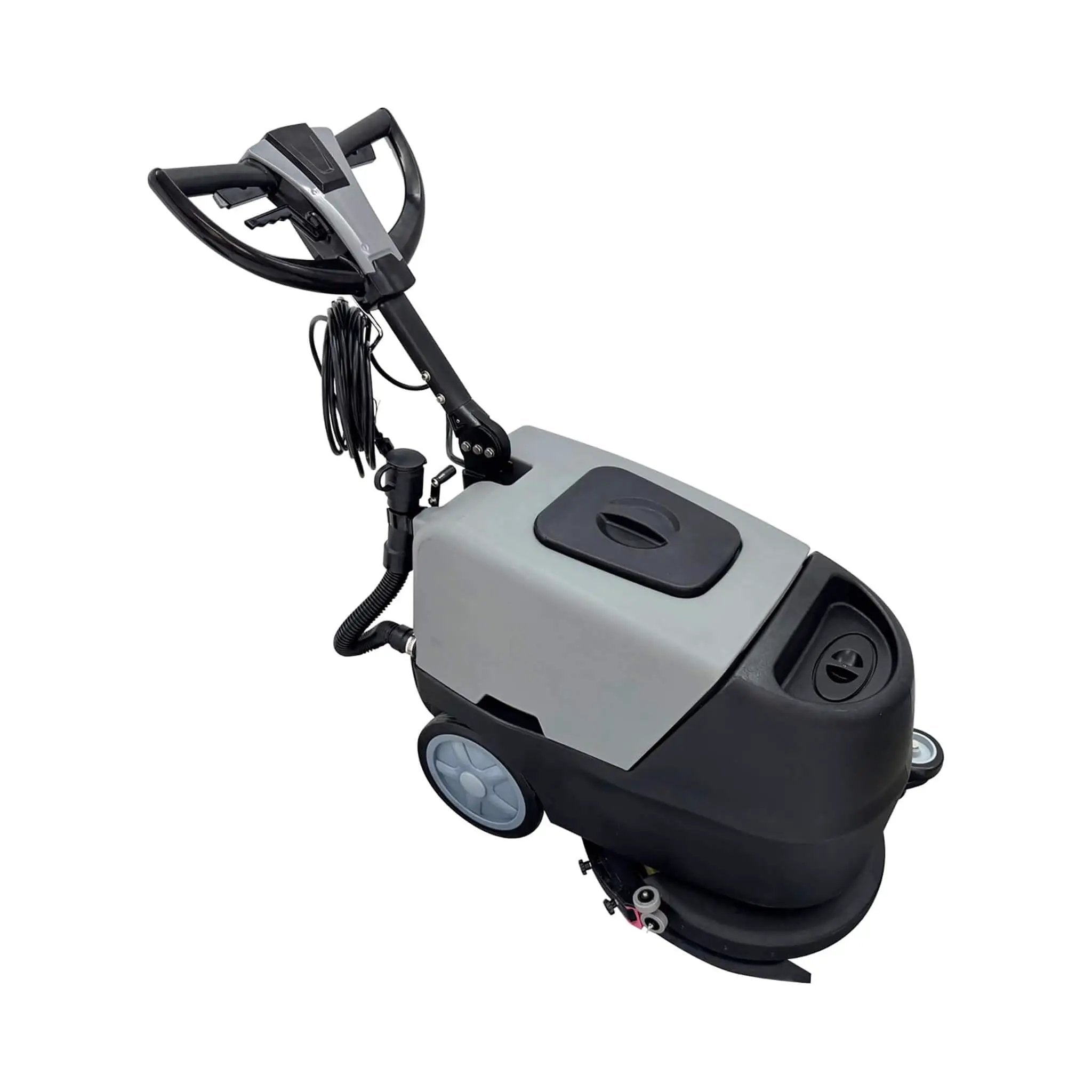 17-Inch 110V Heavy-Duty Commercial Walk-Behind Dual Tank Floor Scrubber (SAK83472) by SAKSBY WHOLESALE