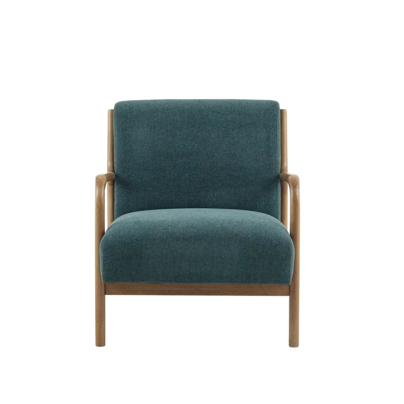 Mid-Century Style Lounge Chair With Upholstered Seat by Unique Piece Furniture