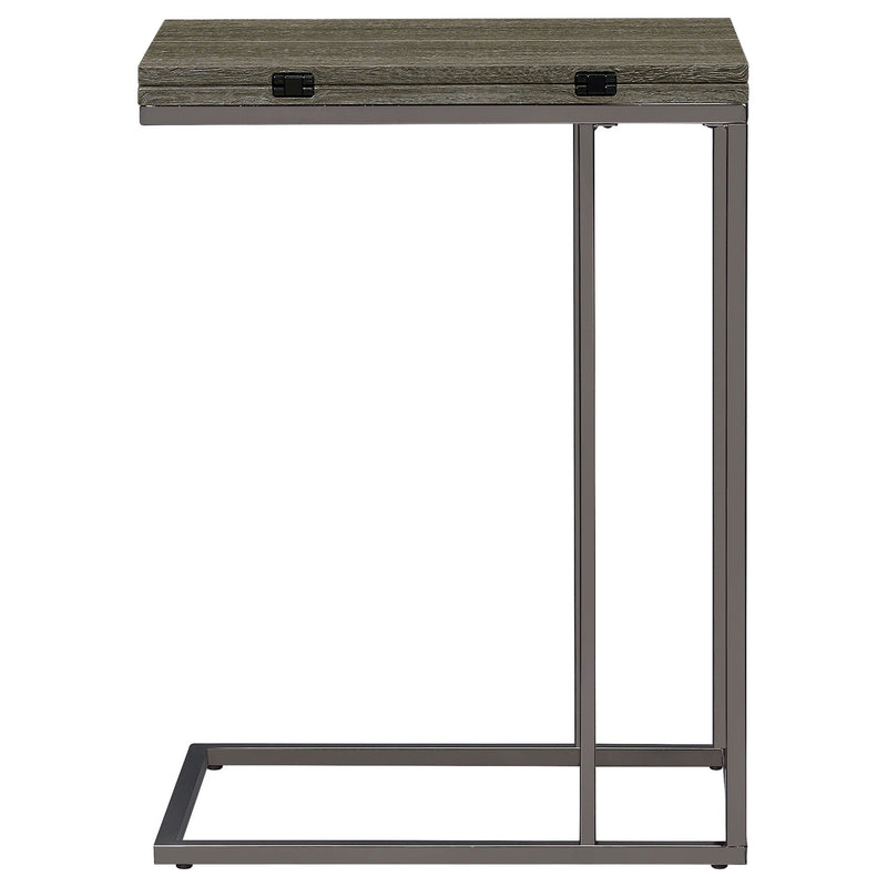 Mortimer - Snack Table With Expandable Top - Gray