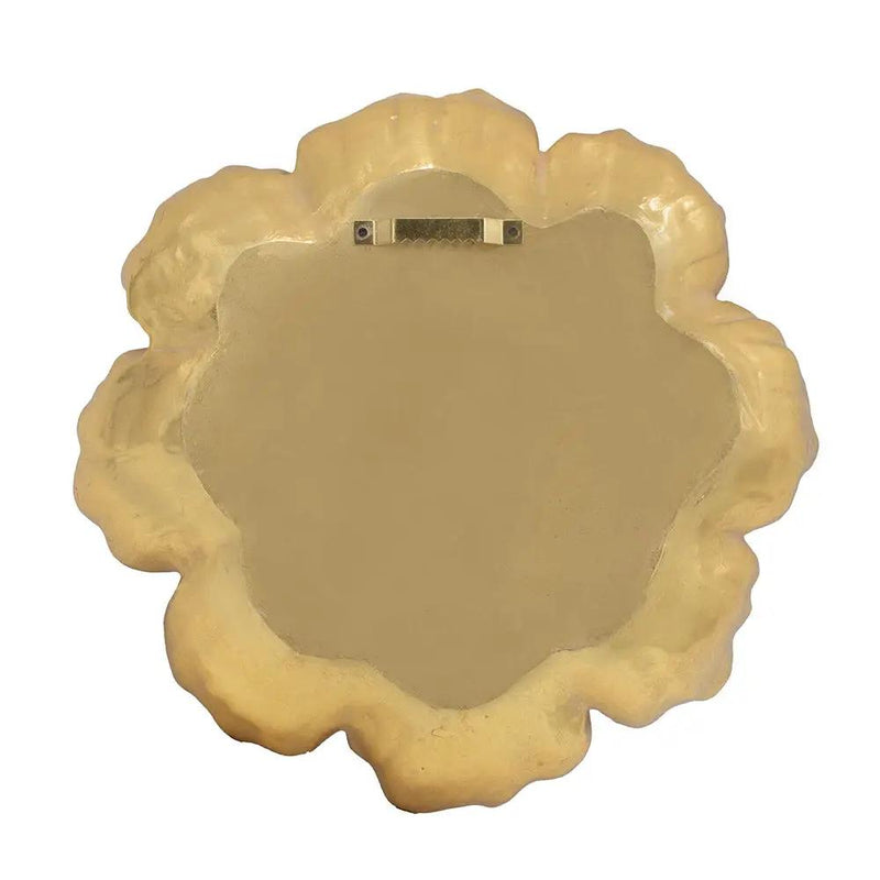 Rose Hanging Resin Wall Accents (Set of 2) - Gold by HouseOfZazla