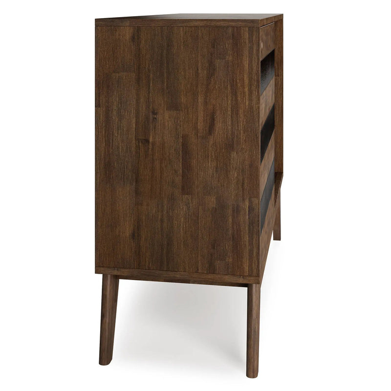 Clarkson - Medium Storage - Rustic Natural Aged Brown by Unique Piece Furniture