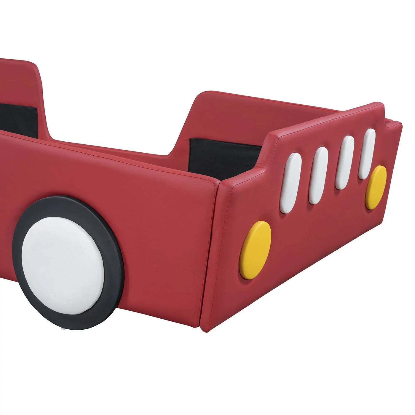 Race Car Shaped Platform Bed With Wheels by Unique Piece Furniture