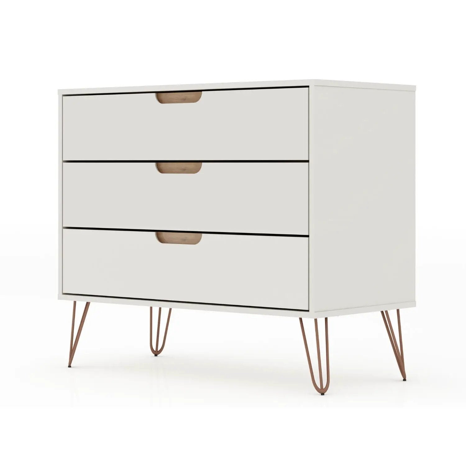 Rockefeller - 3 Drawer Dresser - Off White by HouseOfZazla