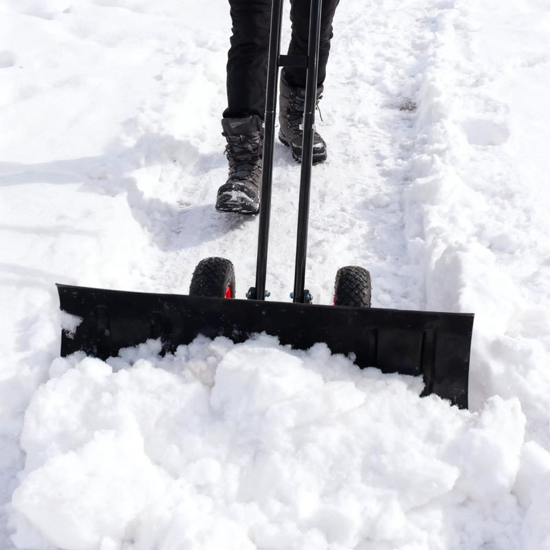 30" Heavy Duty Snow Shovel with Wheels by HouseOfZazla