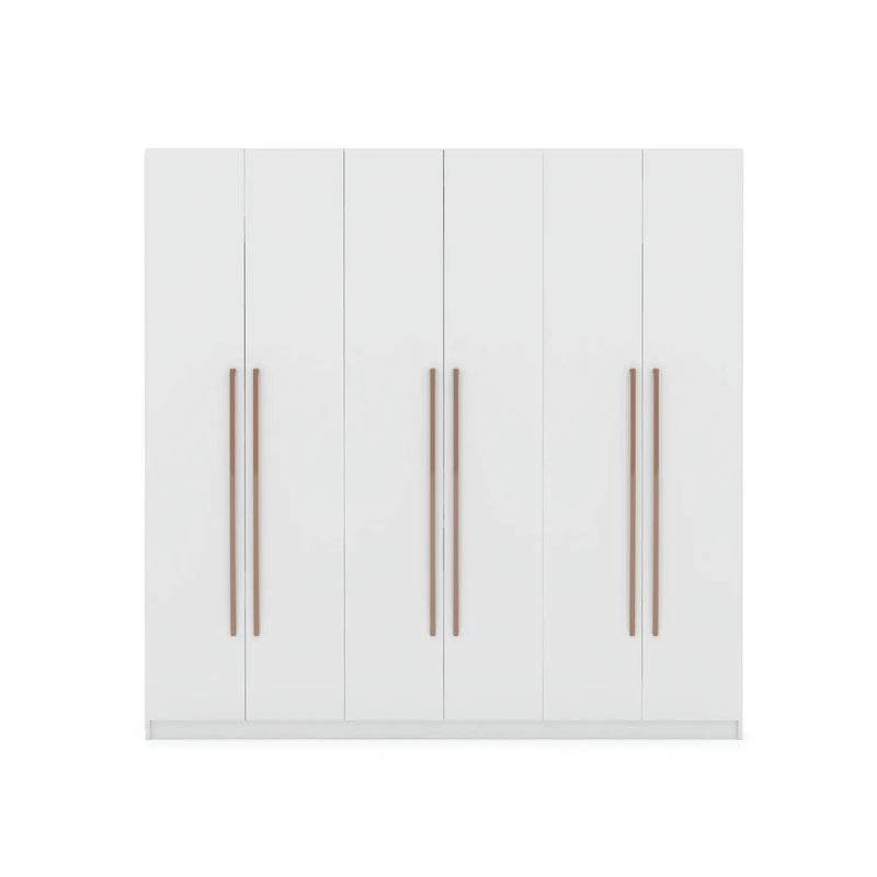 Gramercy - Free Standing Wardrobe Closet With Drawers And Shelves by HouseOfZazla