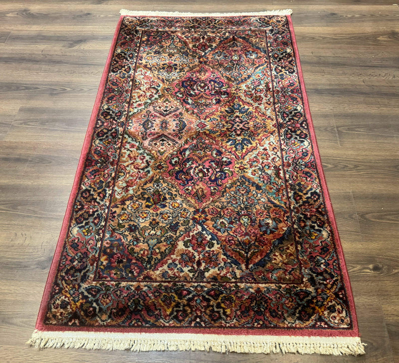 3x5 Karastan Multicolor Panel Kirman Rug #717, Wool Original 700 Series by Jewel Rugs