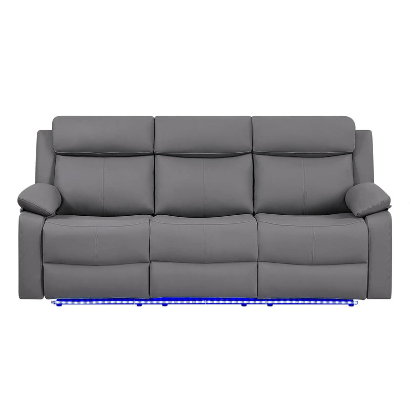 Blanche - Reclining Sofa With LED Lights by Unique Piece Furniture