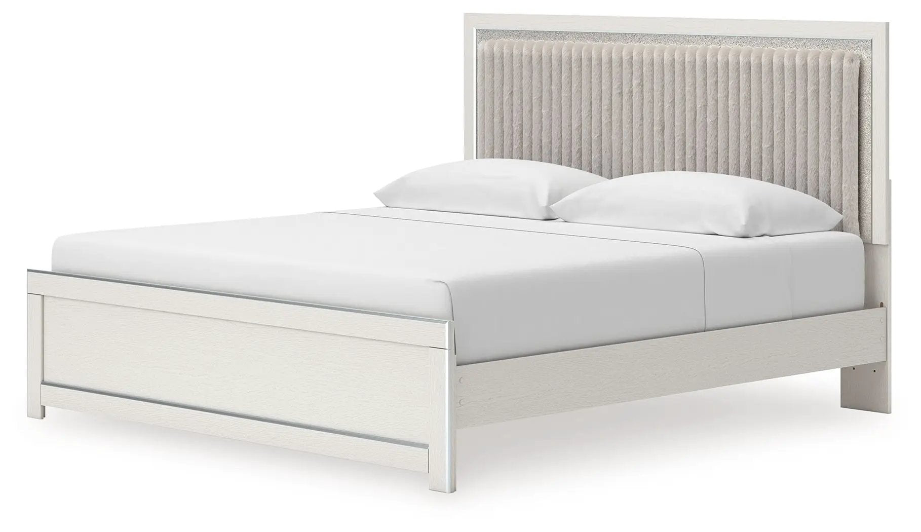 Zuraleus - Upholstered Panel Platform Bed With Roll Slats by Unique Piece Furniture