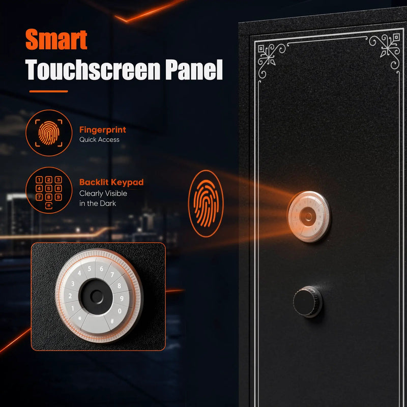 Biometric Large Gun Safe with Fingerprint Password Lock, photo 8 of 10