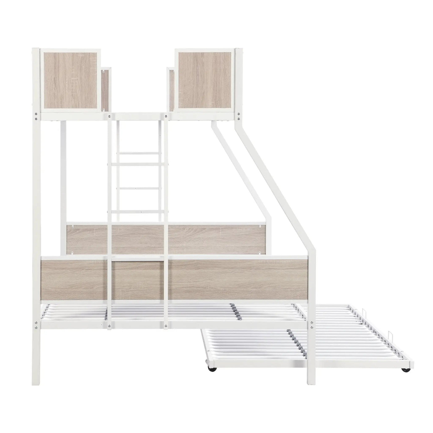 Modern Metal Bunk Bed With Dual Side Ladder And Metal Desig by Unique Piece Furniture