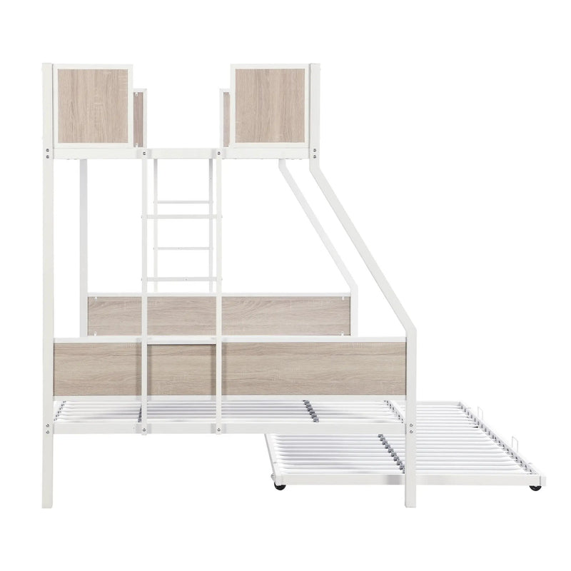 Modern Metal Bunk Bed With Dual Side Ladder And Metal Desig by Unique Piece Furniture