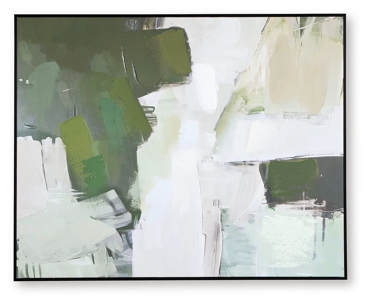 Vinick - Wall Art - Green / Gray / White by Unique Piece Furniture