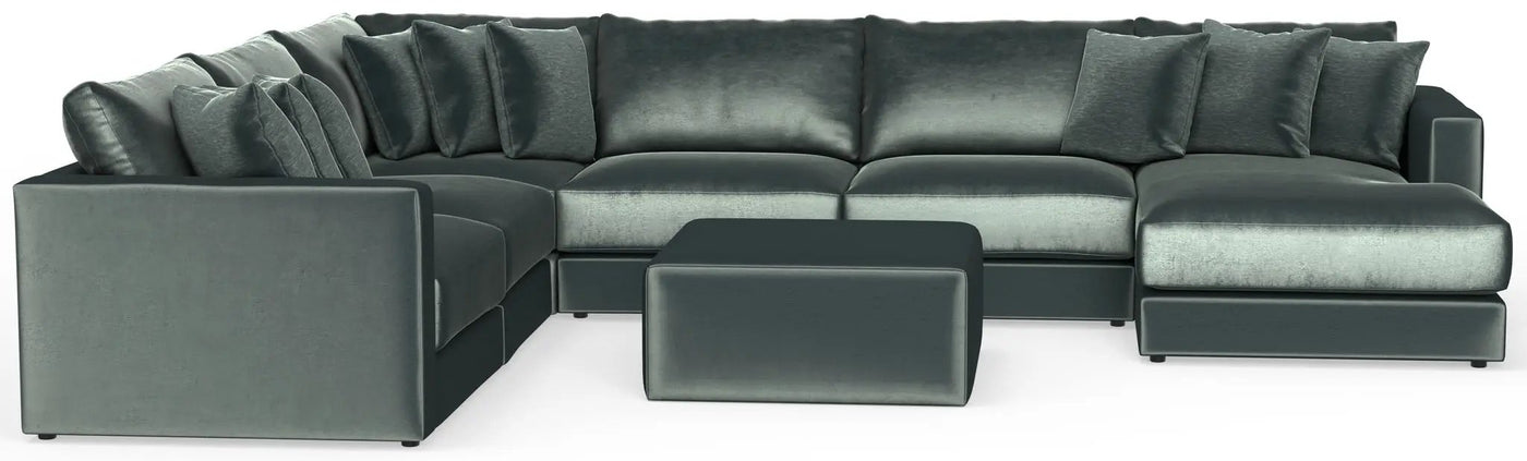 Remington - Modular Sofa And Cocktail Ottoman by Unique Piece Furniture