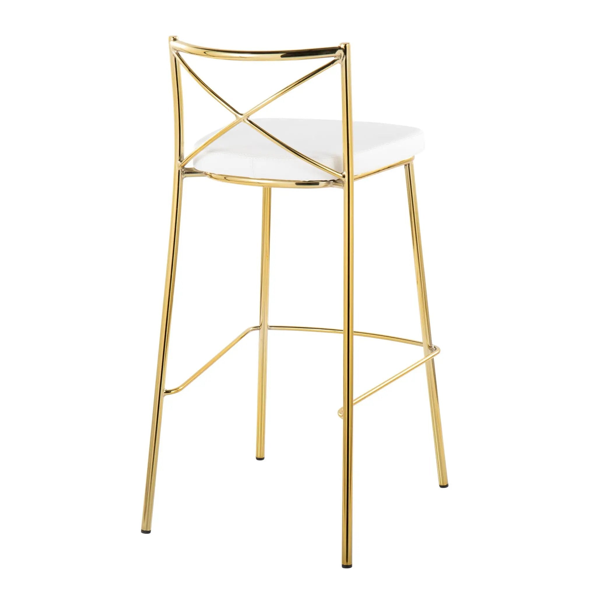 Modern Charlotte - Contemporary Fixed Height Barstool (Set of 2) by Unique Piece Furniture