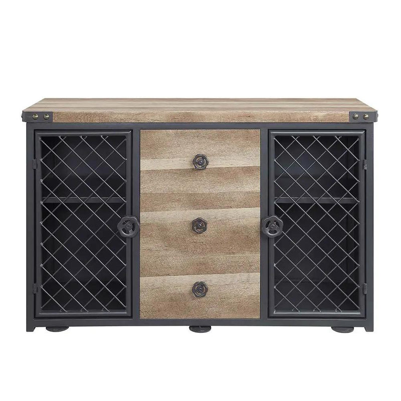 Edina - Server - Oak & Sandy Black by Unique Piece Furniture