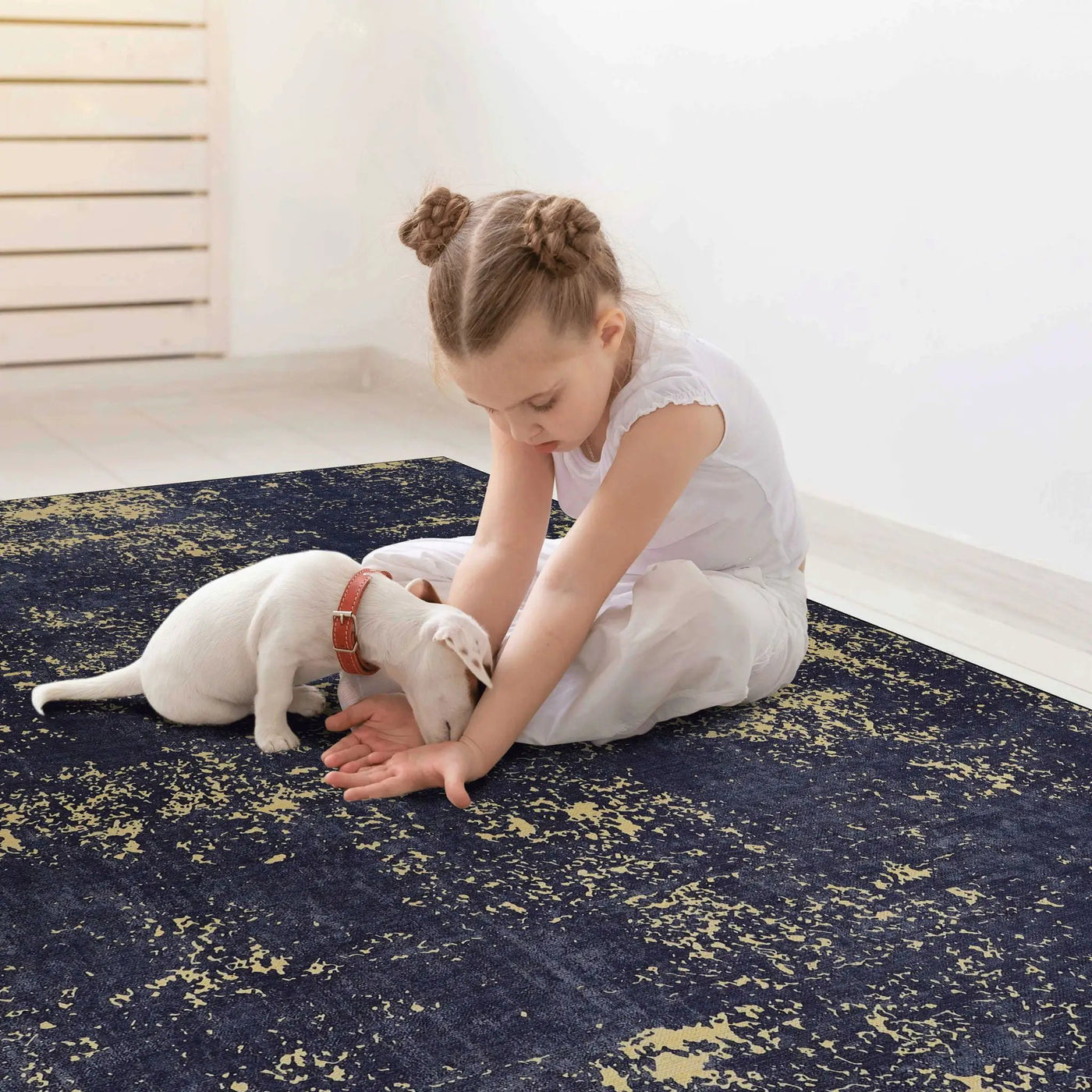 Maval - Abstract Washable Area Rug by HouseOfZazla
