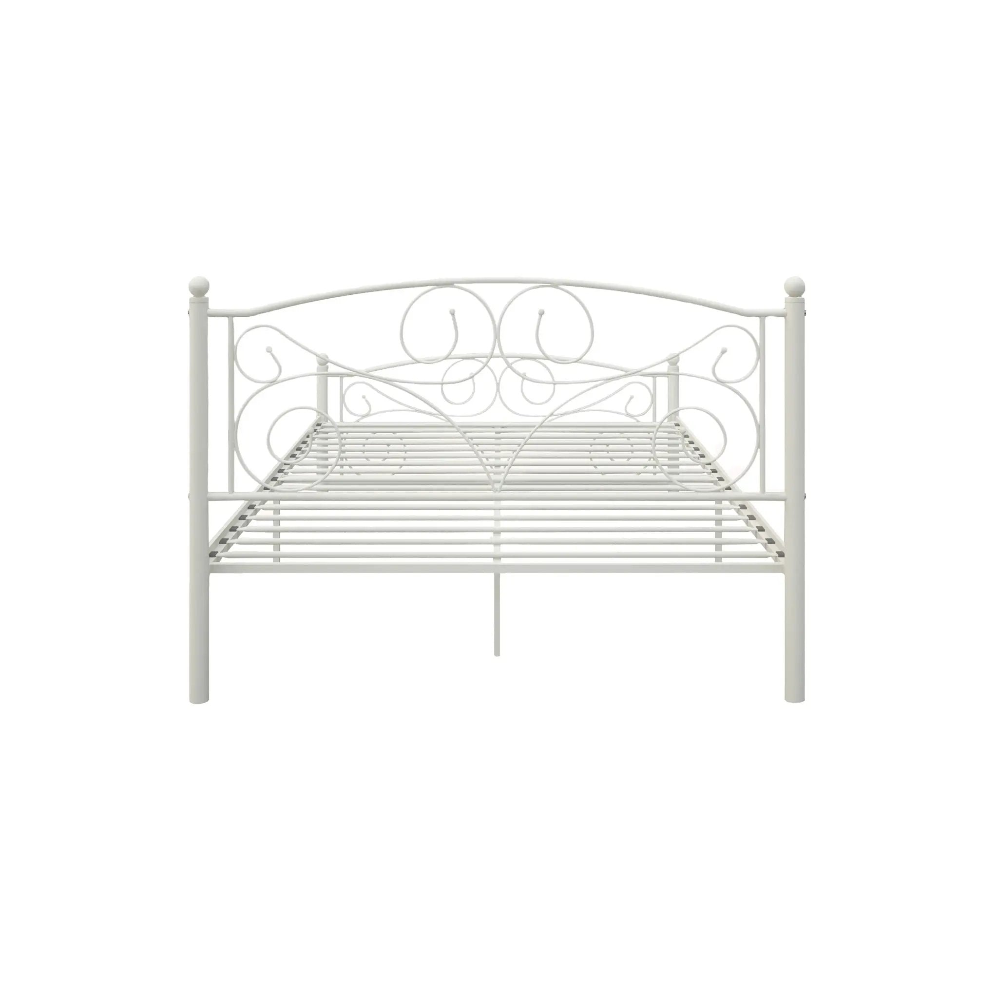 Full With Metal Frame Bed - White by Unique Piece Furniture