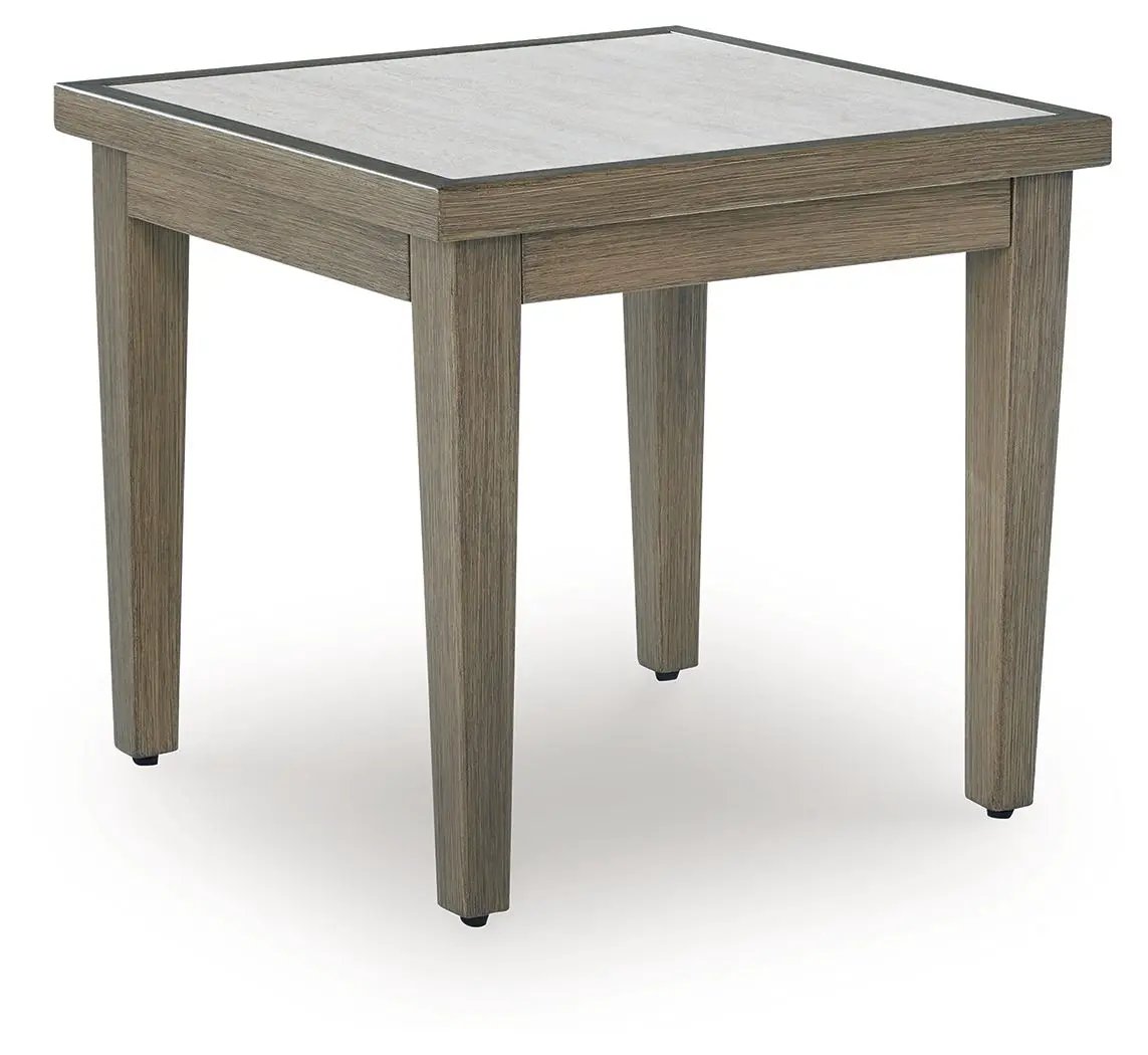 Rainier Ranch - Square End Table - Brown / Beige by Unique Piece Furniture