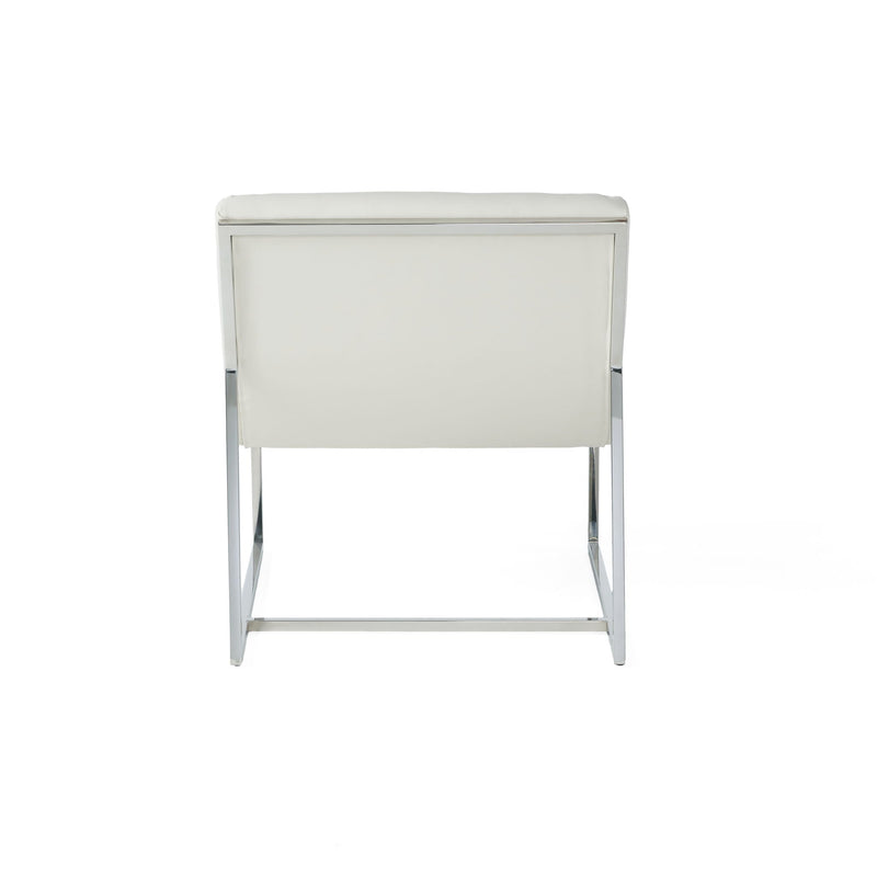 Wilmouth Roll Occasional Chair - White by HouseOfZazla