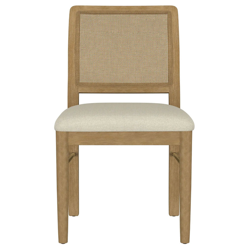 Arini Rattan Cane Dining Side Chair Sand Wash (Set of 2) by Unique Piece Furniture