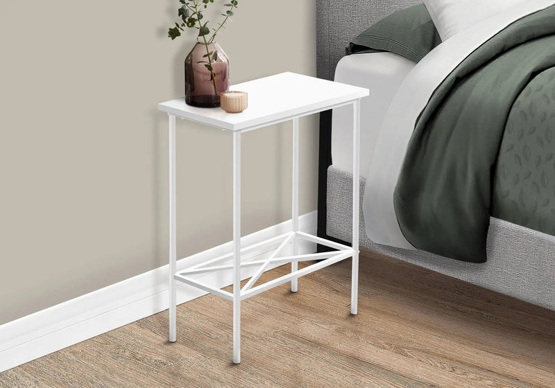 Accent Side Table, Narrow, Small, 2 Tier, Contemporary & Modern by Unique Piece Furniture