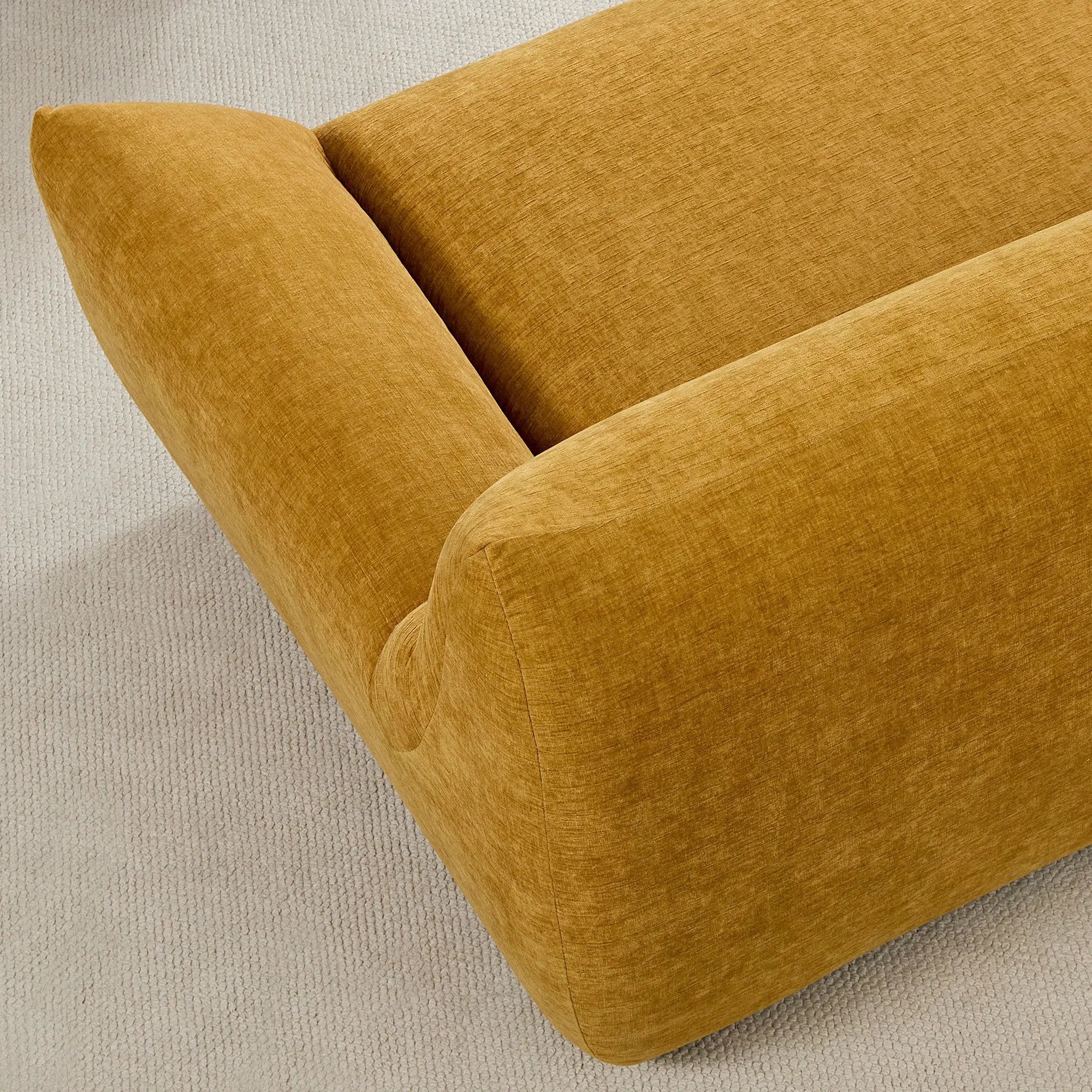 Modular Curved Sectional Sofa, 3-Piece Free-Form Configuration by HouseOfZazla