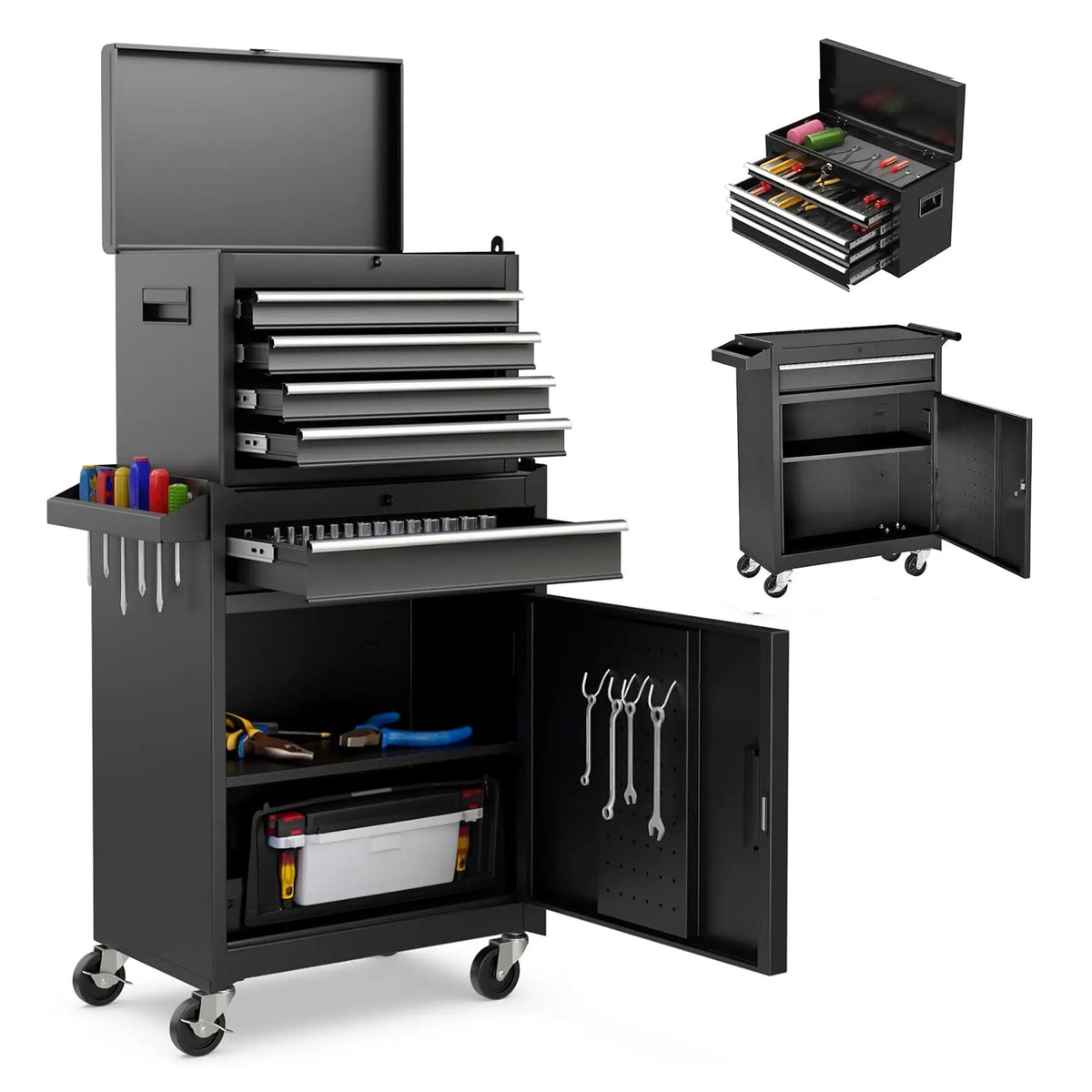 5-Drawer Rolling Tool Storage Cabinet by HouseOfZazla