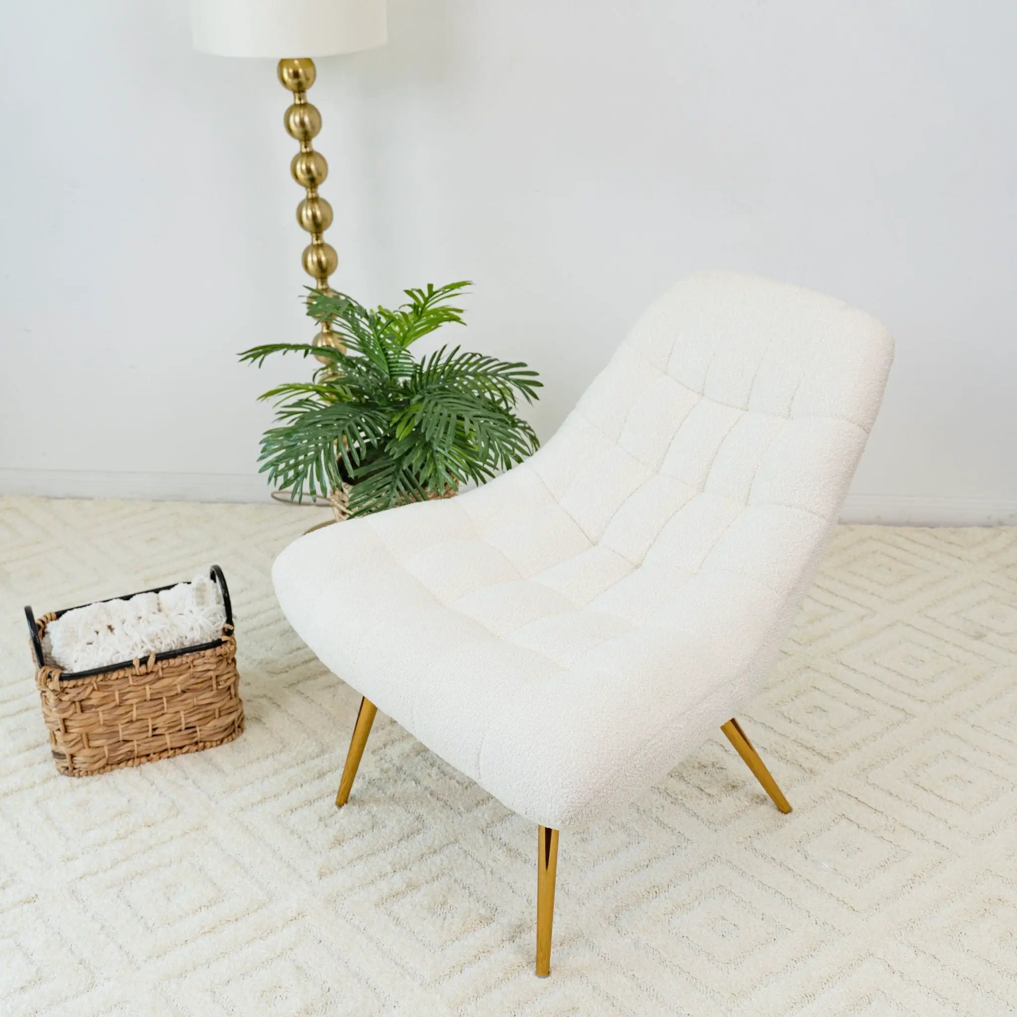 Aubrey - French Boucle Lounge Chair by Unique Piece Furniture