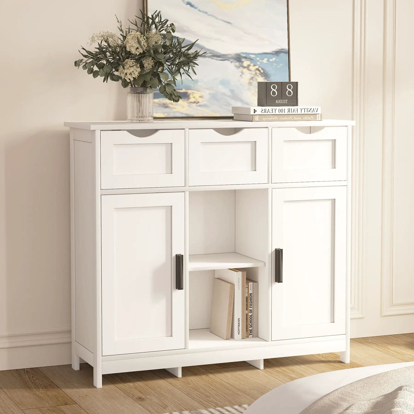 Storage Cabinets, Wooden Floor Cabinet, With Drawers And Shelves Storage Cabinets, Accent Cabinet For Living Room, Bedroom, Bathroom Furniture Home Decor by Unique Piece Furniture